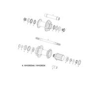 Sram whs9004 corps roue libre de moyeu