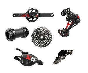 SRAM X01 Eagle Dub 175 Boost PF30 BB 175 mm Boost Red 32T 10-50T