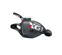 Sram X01 Eagle Manette de changement 12 vitesses Gris Lunar/Rojo