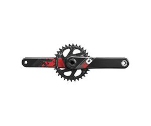 Sram X01 Eagle Pédalier BB30 175 mm 32 Dents Rouge