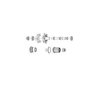 Sram Zipp accessorio perno mozzo alluminio perno posteriore Nero mozzo ZR1 Rim