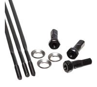 Sram, Zipp Lot de 3 Rayons de Rechange CX-Ray Noir 272 mm Unisexe Noir Standard