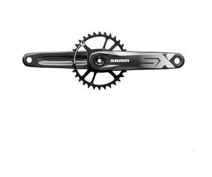 SRAMSram BB30 170 52-36 Manivelle à Lacet Rouge