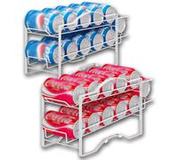 SRD Lot de 2 supports pour canettes de cola - Blanc