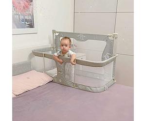 SRDCAIM 3 en 1Berceaux,Berceau Cododo,Lit Bebe,lit Pliant Bébé,lit Parapluie Bebe Evolutif,couffin Bébé,avec Moustiquaire,fenêtre en Maille Respirante,réglable en Hauteur (Color : Light Green)