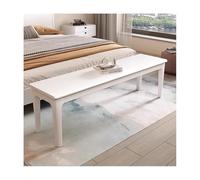 SRDCAIM Banc d'entrée en Bois Banc de Table à Manger de Ferme Banc en Bois avec Design sans accoudoirs Banc de Bout de lit pour Chambre à Coucher Salle à Manger Salon Couloir(Wit,L-180cm/70.9in)