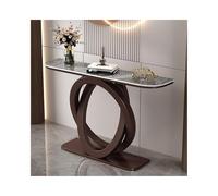 SRDCAIM Console Meuble Console d'entrée Moderne, Table étroite pour Couloir, Tables d'appoint contemporaines pour Salon, Hall d'entrée ou Balcon(Brown+Gray,150cm/59.1in)