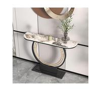 SRDCAIM Console Moderne, Table d'entrée, Table d'appoint pour canapé ou Couloir, Tables d'appoint contemporaines, pour Salon, Chambre à Coucher ou Bureau(Brown,100cm/39.4in)