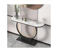 SRDCAIM Console Moderne, Table d'entrée, Table d'appoint pour canapé ou Couloir, Tables d'appoint contemporaines, pour Salon, Chambre à Coucher ou Bureau(Wit,80cm/31.5in)