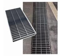 SRDCAIM Grille de Protection pour caniveau de tranchée, kit de Drainage extérieur pour allée pour trottoirs, Routes, garages, Usage Industriel et Municipal(100x30cm/39.4x11.8in)