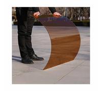 SRDCAIM Plaques de toiture en Polycarbonate de 2 mm d'épaisseur, Panneaux d'éclairage Naturel pour toitures, pour Les serres, Les abris de Jardin, Les abris de Voiture(Brown,1x1m/3.28x3.28ft)