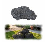 SRDCAIM Rocher paysager Artificiel, Pierre légère en matériau de synthèse | Avec texture naturelle réaliste pour jardin, aquarium, bassin et aménagement paysager extérieur(33x23x16cm)