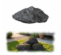 SRDCAIM Rocher paysager Artificiel, Pierre légère en matériau de synthèse | Avec texture naturelle réaliste pour jardin, aquarium, bassin et aménagement paysager extérieur(57x37x25cm)