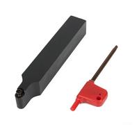 SRDPN1616H08 Porte-outil de tournage externe avec inserts RPMT08T2M0E-JS et clé T15 pour finition et finition 16 x 100 mm