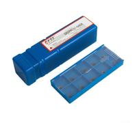 SRDPN1616H08 Porte-outils de tour externe 16 x 100 mm avec 10 inserts RPMT08T2M0E-JS et clé pour tournage CNC, acier pour plus de durabilité