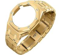 SRDRK Boîtier de montre en métal pour GA2100/GA-2110 - Kit de remplacement - Bracelet de montre en acier inoxydable - Accessoires pour montres GA2100/GA-2110 - Pour homme et femme, taille unique