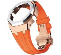 SRDRK Ga2100 Mod Kit Gen4 Boîtier métallique en caoutchouc Modification pour bracelet de remplacement GA2100/GA2110 en acier inoxydable Cadre Lunette Accessoires avec couvercle inférieur, taille