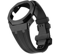 SRDRK Kit de modification de bracelet de montre en métal et caoutchouc pour GA2100/GA2110 - Bracelet de rechange en acier inoxydable - Accessoires avec coque inférieure, taille unique