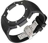 SRDRK Mod Kit de bracelet en fibre de carbone pour Ga2100 3ème génération modifié pour homme avec boucle papillon en métal et bracelet en caoutchouc pour Ga2110 Accessoires de rechange, Ga2110