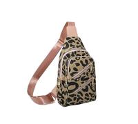 SRDRK Sac de poitrine tendance motif chaîne sacs à bandoulière guépard vintage femmes sacs à bandoulière simples sacs poitrine vintage, R, Taille unique