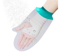 SREBIWO Protection de douche, protection contre le plâtre, étanche, bras pour adulte, protection des doigts en cas de blessure, pour les douches, les opérations, le poignet, les doigts, réutilisable