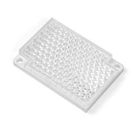 SReflect Lot de 2 réflecteurs de cellule photoélectrique, 41 x 60 cm, pour photocellules, accessoires de capteur, fabriqués en Allemagne, blancs