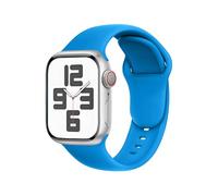 SRena SBC1 pour Bracelet Apple Watch Ultra 2/Ultra/SE/Series10 9 8 7 6 5 4 3(49mm 46mm 45mm 44mm 42mm 41mm 40mm 38mm) Sport,Femme-Style Original&Compatibilité Universelle,Bleu Océan
