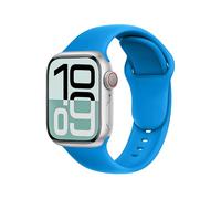 SRena SBC1A pour Bracelet Apple Watch Ultra 2/Ultra/SE/Series10 9 8 7 6 5 4 3(49mm 46mm 45mm 44mm 42mm 41mm 40mm 38mm) Sport,Femme-Style Original&Compatibilité Universelle,Bleu Océan