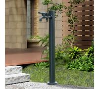 SRFTT Colonne d'eau Verticale cylindrique en Acier Inoxydable 304 pour Jardin, Robinet à Montage au Sol, Base Robuste, pour l'irrigation des Jardins, des fermes, des pâturages et des arrière-Cours