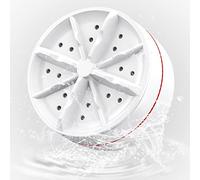 SRHIMEOS Mini Machine à Laver, Mini Voyage Portable Ménage Petite Machine à Laver Turbo Washer Blanchisserie pour Les Voyages, Le Camping, Les Voyages d'affaires et la lessive