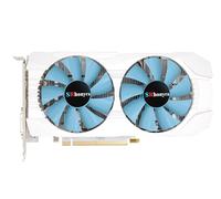 SRhonyra Radeon RX 590 GME Carte graphique GDDR5 8 Go pour PC de jeu, carte vidéo 2304SP 256 bits, PCIe 3.0 x16, connecteur 6 broches, GPU avec ports HDMI, DisplayPort et DVI (édition blanche)