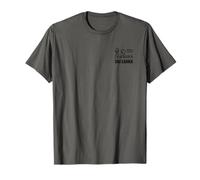 Sri Lanka (2 CÔTÉS) Toque Macaque Monkey Heritage Wildlife T-Shirt