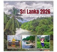 Sri Lanka 2026 - Exotic Paradise (Wall Calendar 2026 12 × 12 Inch) CALVENDO 12 Month Wall Calendar: Impressive and exotic landscapes of Sri Lanka