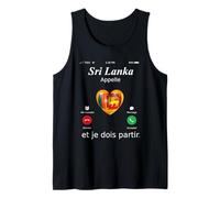 Sri Lanka Appelle Et Je Dois Partir Sri Lanka T-Shirt Sri Lank Débardeur