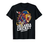 Sri Lanka Cricket Lion Army Fan Vintage Team Supporter T-Shirt
