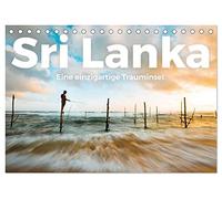 Sri Lanka - Eine einzigartige Trauminsel. (Tischkalender 2026 DIN A5 quer), CALVENDO Monatskalender: Zwölf idyllische Bilder von Sri Lanka.