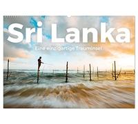 Sri Lanka - Eine einzigartige Trauminsel. (Wandkalender 2026 DIN A2 quer), CALVENDO Monatskalender: Zwölf idyllische Bilder von Sri Lanka.