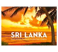 Sri Lanka - Eine wahre Perle im Indischen Ozean (Wandkalender 2026 DIN A2 quer), CALVENDO Monatskalender: Strand, Natur und Tierwelt.