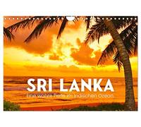 Sri Lanka - Eine wahre Perle im Indischen Ozean (Wandkalender 2026 DIN A4 quer), CALVENDO Monatskalender: Strand, Natur und Tierwelt.