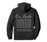 Sri Lanka Pride Cylone Roots Identity Trourist Fantie Sweat à Capuche