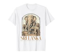 Sri Lanka Pride Tee Elephant Island Héritage T-Shirt