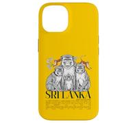 Sri Lanka Toque Macaque Monkey Heritage Wildlife Pride Coque pour iPhone 14