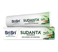 Sri Sri Tattva Sudanta Herbal Toothpaste - All Natural, Fluoride Free Tooth Paste with Cloves, Cinnamon, Bakul & More - 200g (Pack of 4), for Kids and Adults