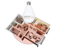 Sricam Italia Caméra Oba-FL1.3 Flash e27 Compatible avec nos NVR de 1,3 mégapixels