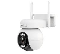 SRIHOME Caméra de Surveillance PTZ 4MP, Zoom Optique 5X, WiFi 2,4G/5G, Détection Humaine, Suivi de Mouvement, Audio Bidirectionnel, Utilisation Intérieur/Extérieur