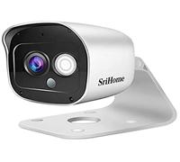 SriHome SH029 Caméra de Surveillance Wi-FI, sans Fil 1296P, intérieur et extérieur, étanche IP66, avec Vision Nocturne, capteur de Mouvement, Audio bidirectionnel
