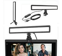 SRIKEKL Lampe de vidéoconférence à LED Haute Puissance pour Ordinateur Portable, température de Couleur et luminosité réglables - Panneau Lumineux à LED pour vidéoconférence, appels Zoom