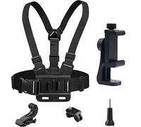 SRIKEKL Support de Sangle pour téléphone Portable, Sangles Portables Ajustables avec Clip pour caméra d'action POV/gopro