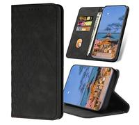 SRISHP Coque pour Oppo Realme C31 4G, Premium en Cuir PU à Rabat Flip Housse Pochette Étui Protection pour Oppo Realme C31 4G, Noir