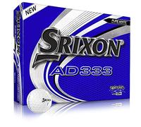 Srixon Ad333-9 Balles de Golf (Une douzaine) AD333 Hommes, Blanc Pur, One Dozen